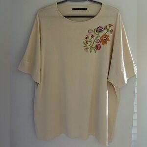 Gudrun Sjoden Embroidered Short Sleeve Tee XL